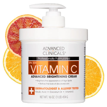 Advanced Clinicals, Brightening Body Cream with Vitamin C