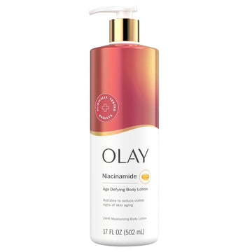 Olay, Age Defying Body Lotion, Niacinamide Serum, 502ml