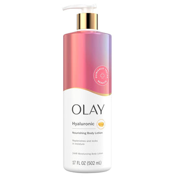 Olay, Nourishing & Hydrating Body Lotion, Hyaluronic Acid, 502ml