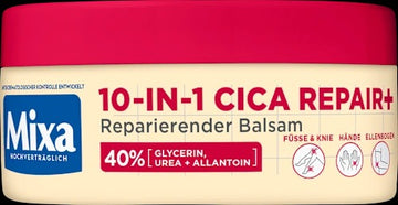 Mixa, 10-in-1 Cica Repair+ Urea Body Balm, 150ml
