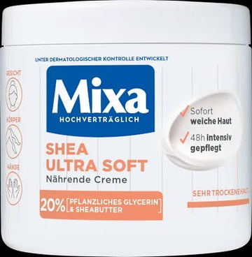Mixa, Shea Ultra Soft Body Cream, 400ml