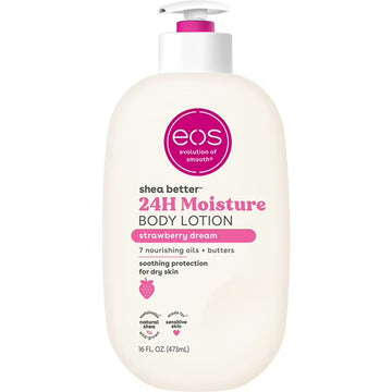 eos, Body Lotion for Dry Skin, Strawberry Dream, 473ml