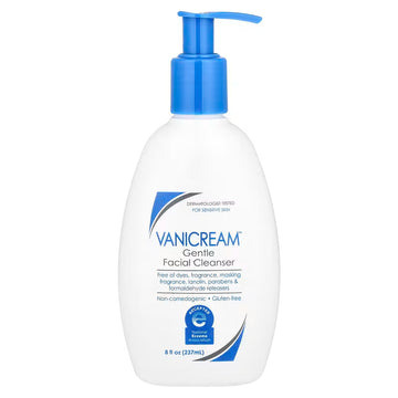 Vanicream, Gentle Facial Cleanser, For Sensitive Skin Fragrance-Free, 237ml