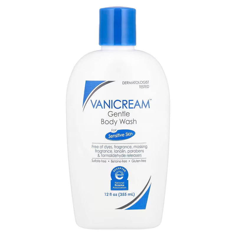 Vanicream, Gentle Body Wash, For Sensitive Skin Fragrance-Free, 355ml
