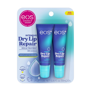 eos The Hero Lip Repair – Extra Dry Lip Treatment, 0.35 fl oz (Pack of 2)