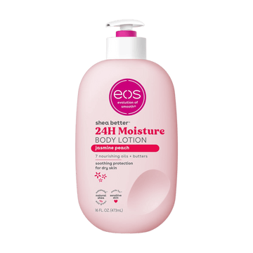 eos, Body Lotion, Shea Better Jasmine Peach, 473ml