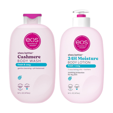 eos Shea Better Body Lotion + Body Wash – Fresh & Cozy