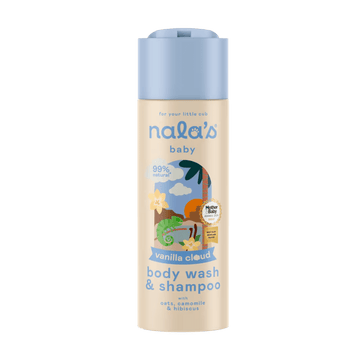 Nala's Baby, Body Wash & Shampoo, Vanilla Cloud, 200ml