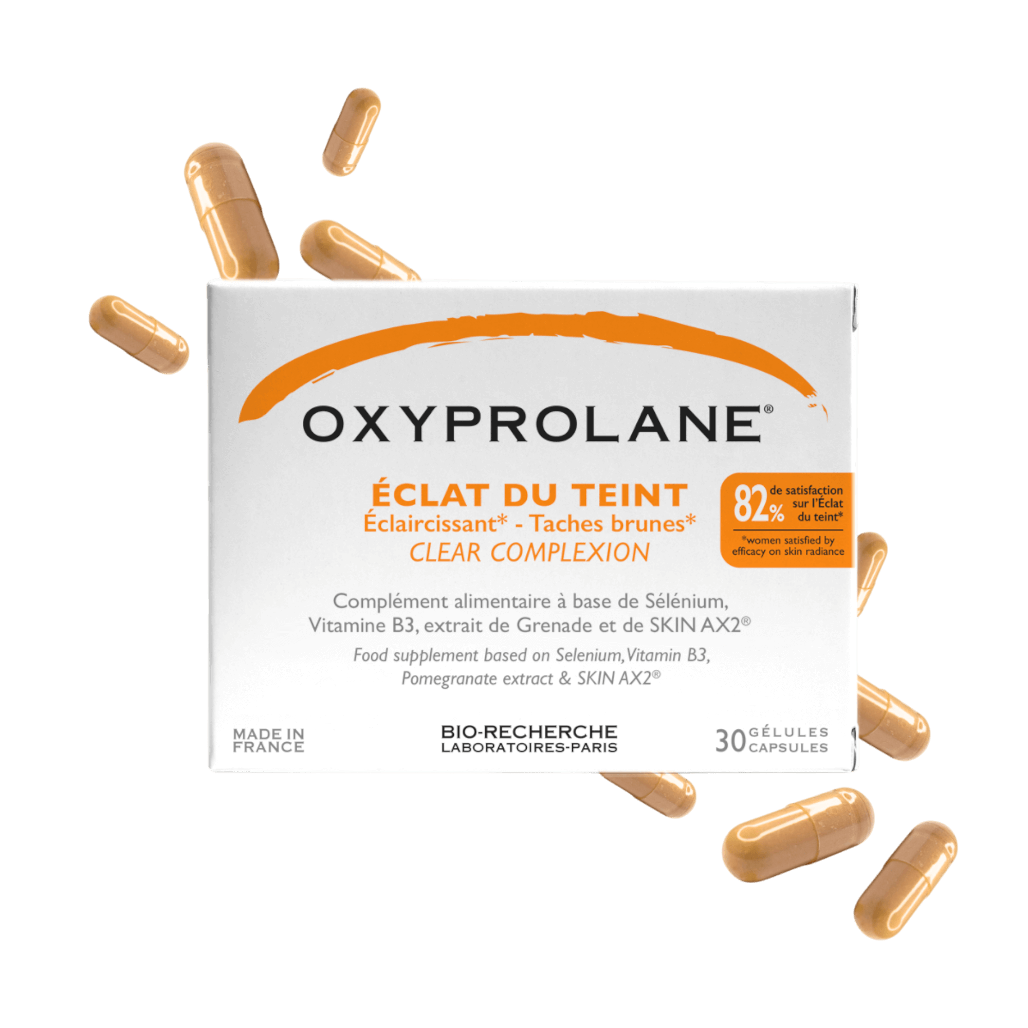 Oxyprolane, Skin Supplement, Complexion Radiance for Brighter Fresher Even Skin, 30 Capsules