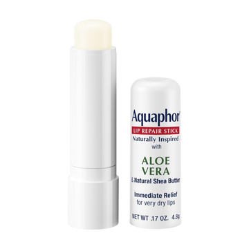 Aquaphor Naturally Inspired Lip Repair Stick – Aloe Vera & Shea Butter, 0.17 oz