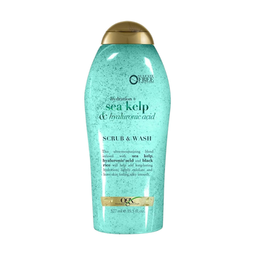 OGX Hydration Sea Kelp & Hyaluronic Acid Body Scrub with Black Rice – 19.5 fl oz