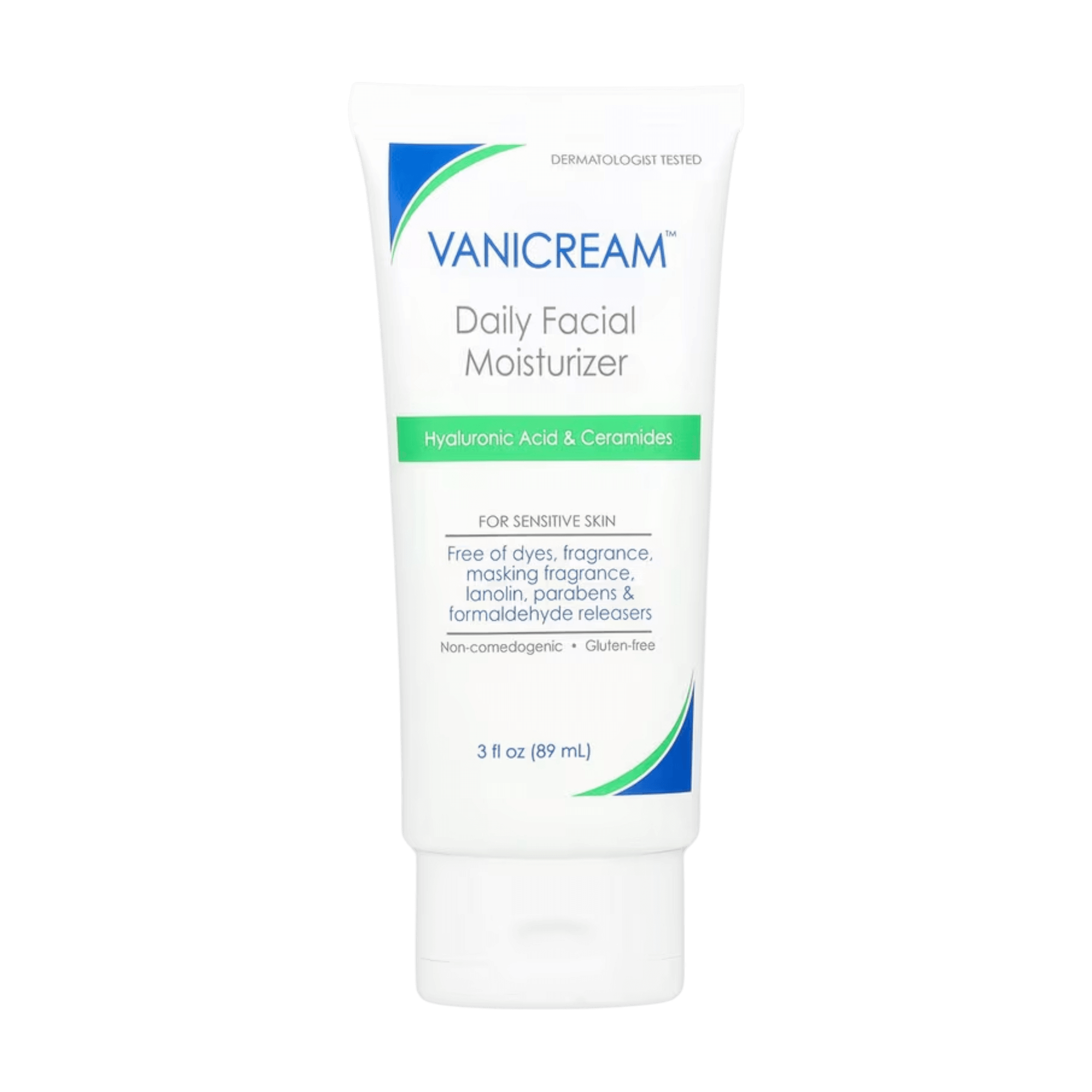 Vanicream, Daily Facial Moisturizer, For Sensitive Skin Fragrance-Free, 89ml