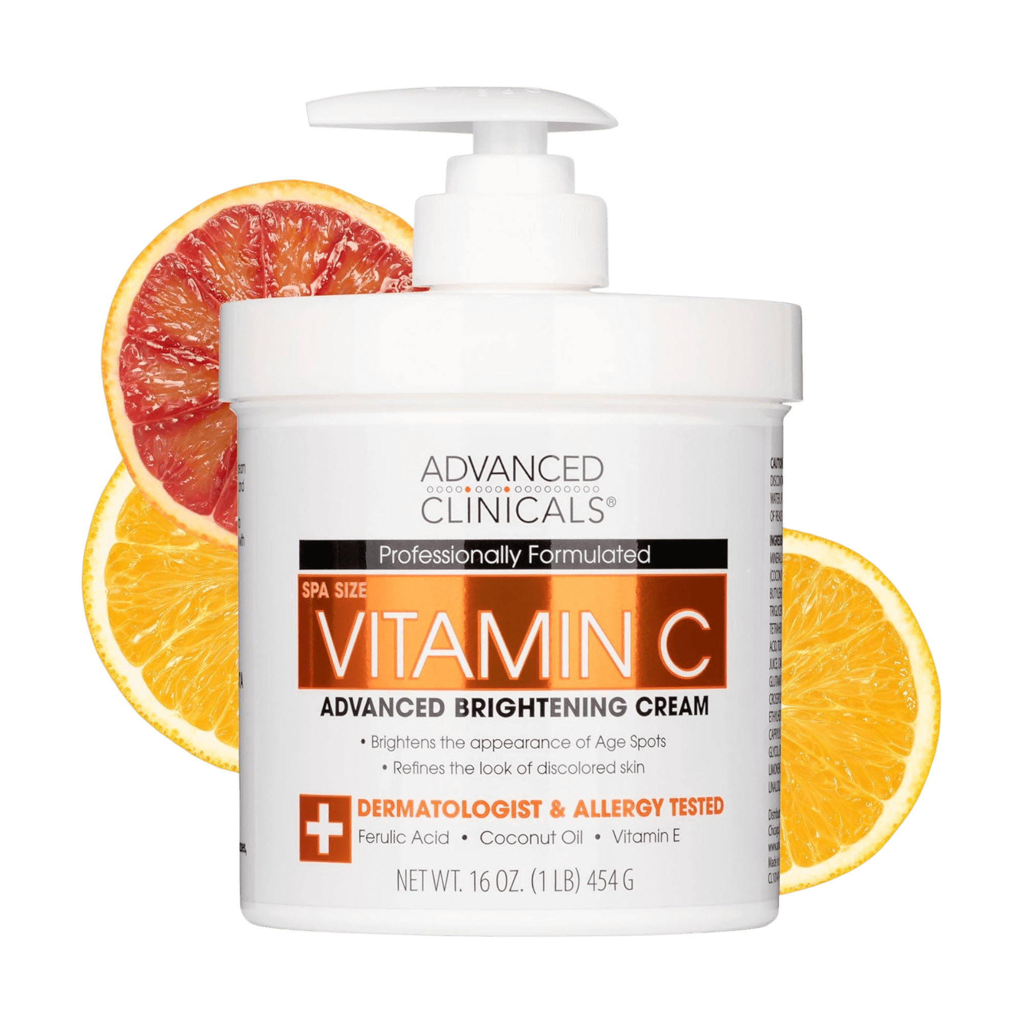 Advanced Clinicals, Brightening Body Cream with Vitamin C