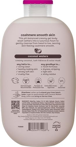 eos Cashmere Body Wash – Coconut Waters, 16 fl oz