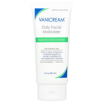 Vanicream, Daily Facial Moisturizer, For Sensitive Skin Fragrance-Free, 89ml