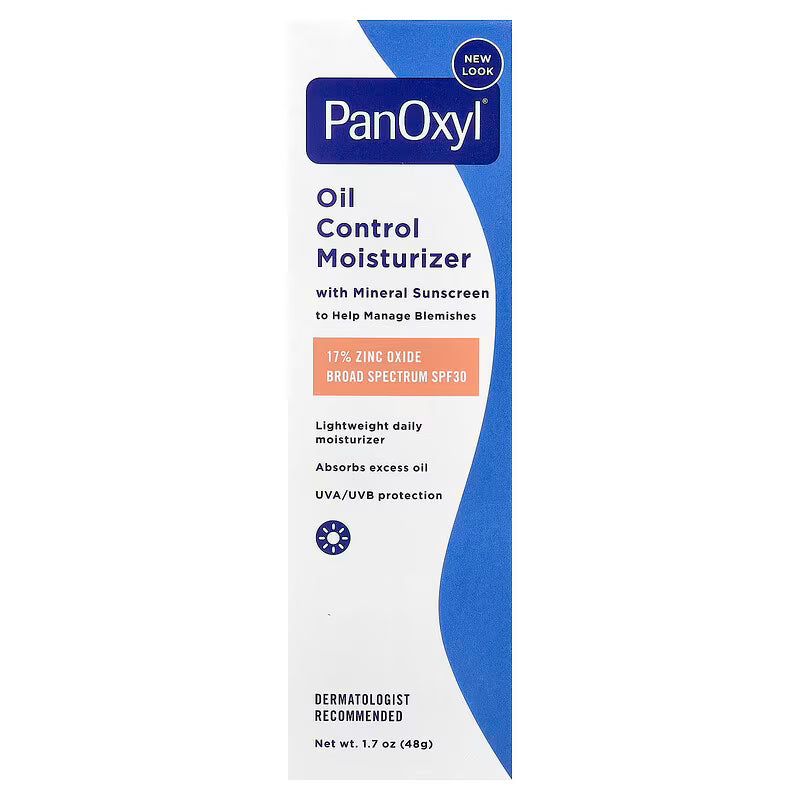PanOxyl, Oil Control Moisturizer, SPF 30, 48g