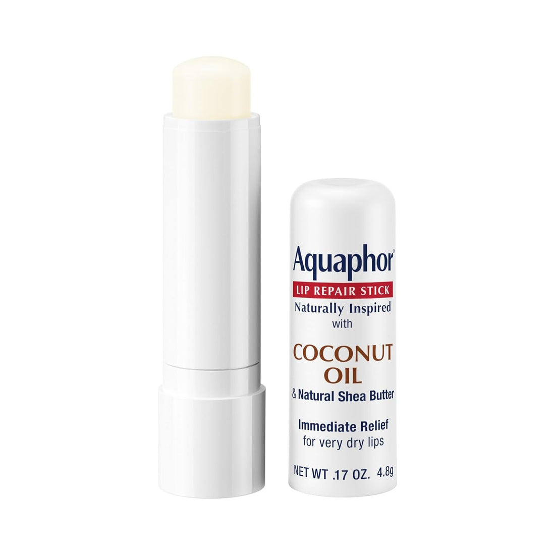 Aquaphor Naturally Inspired Lip Repair Stick – Coconut Oil & Shea Butter, 0.17 oz