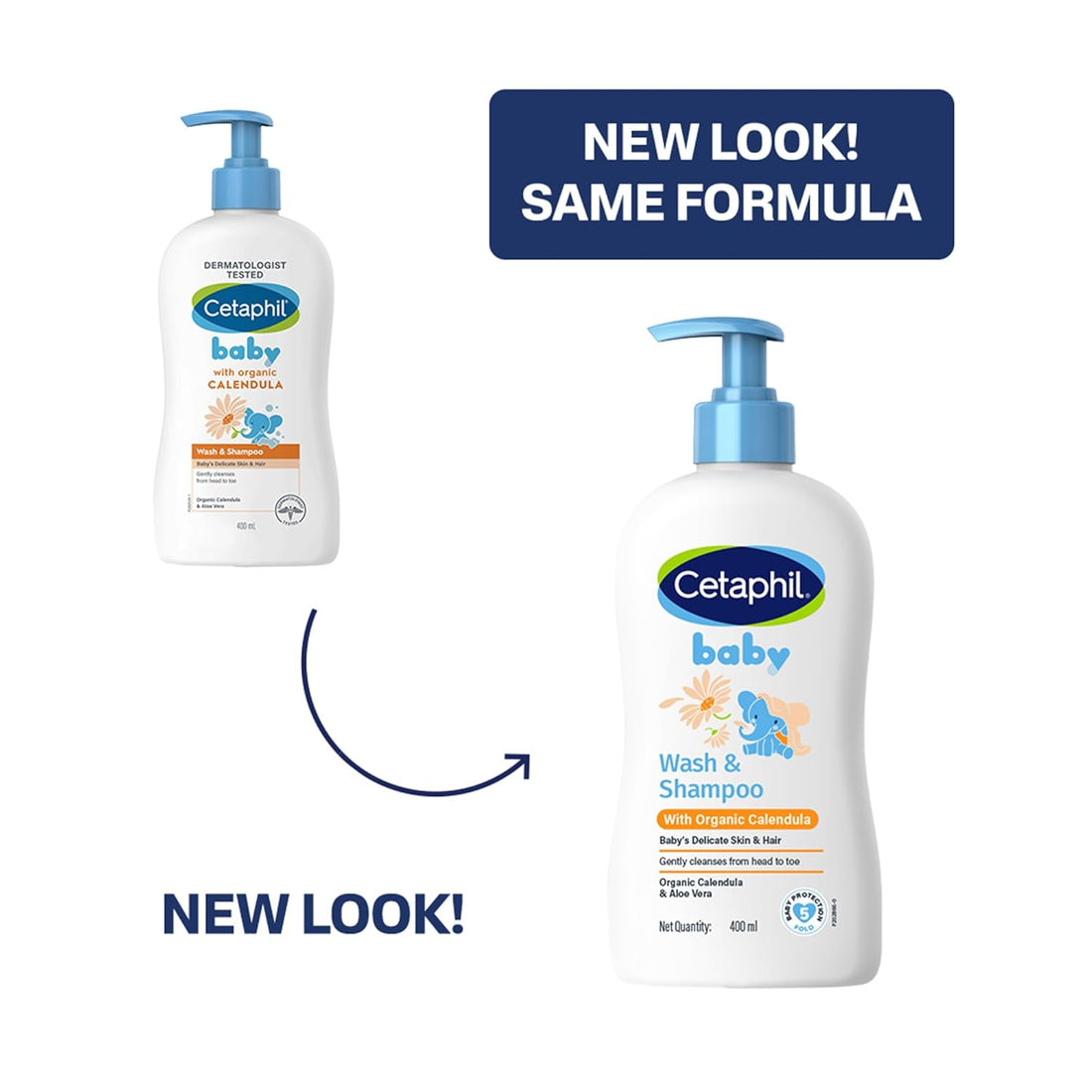 Cetaphil Baby Wash & Shampoo – Tear Free, 13.5 fl oz