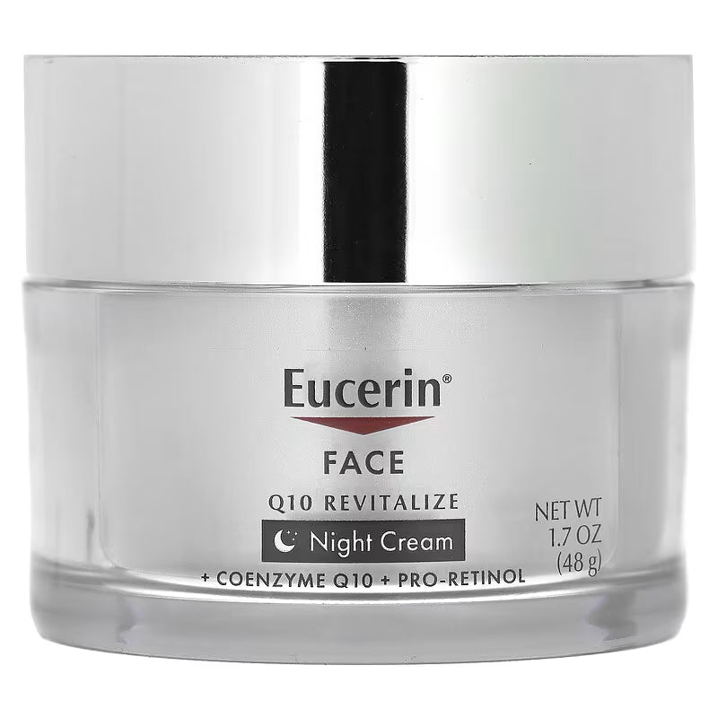 Eucerin, Night Cream, Q10 Revitalize Face Fragrance-Free, 48g