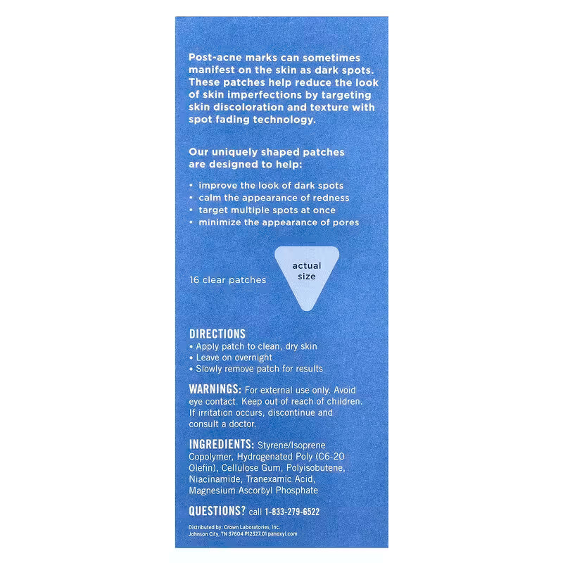 PanOxyl, Blemish Aftercare Brightening Patches, 16 Clear Patches