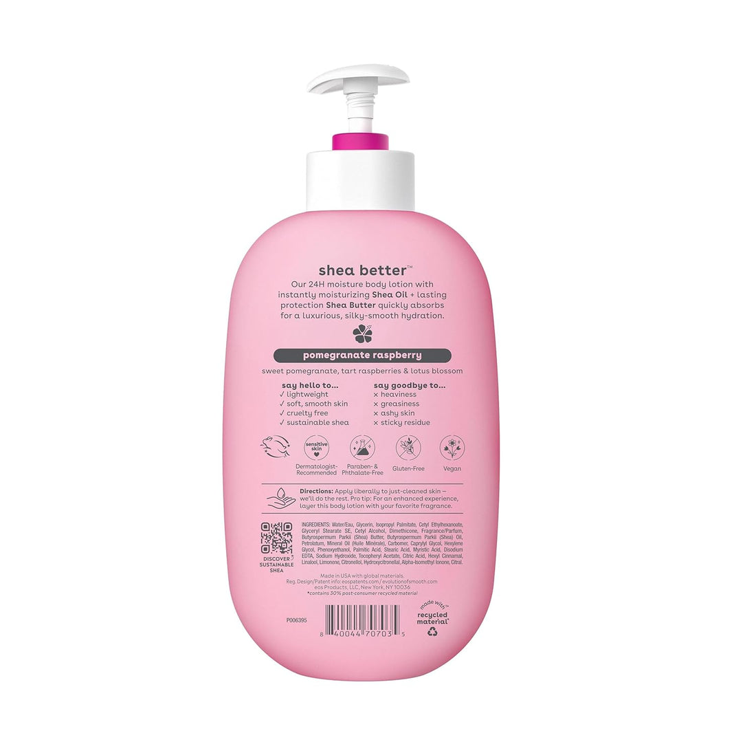 eos, Body Lotion, Shea Better Pomegranate Raspberry, 473ml