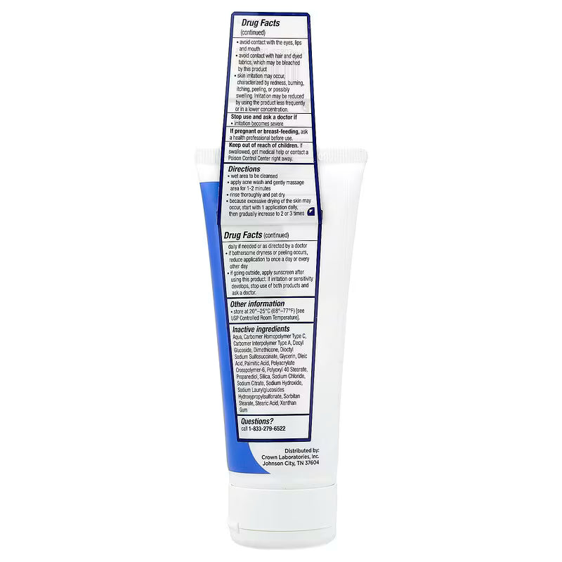 PanOxyl, Acne Foaming Wash, For Face & Body Maximum Strength, 85g