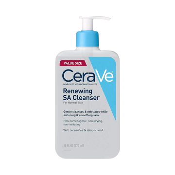 CeraVe, Renewing SA Cleanser – Met Hyaluronzuur, Niacinamide & Ceramiden – Face & Body Wash 474ml