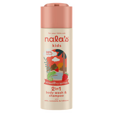 Nala's Kids, 2-in-1 Body Wash & Shampoo, Strawberry Springs, 200ml