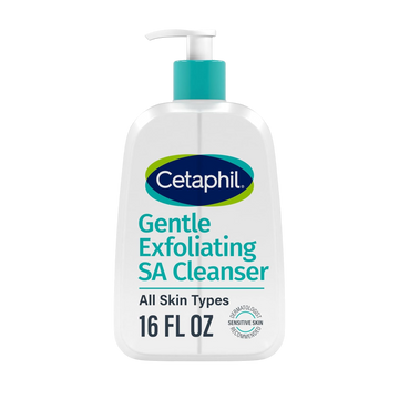 Cetaphil Gentle Exfoliating SA Cleanser – 16 oz Pump Bottle