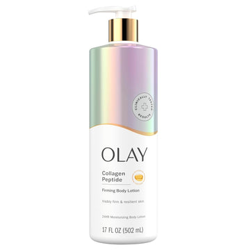 Olay, Firming & Hydrating Body Lotion, Collagen Peptides Serum, 502ml