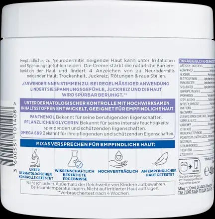 Mixa, Panthenol Comfort Body Cream, 400ml