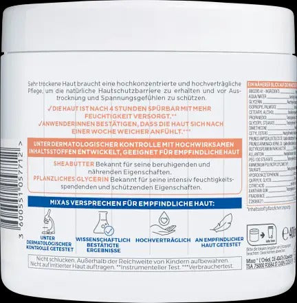 Mixa, Shea Ultra Soft Body Cream, 400ml