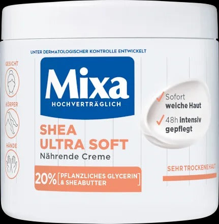 Mixa, Shea Ultra Soft Body Cream, 400ml