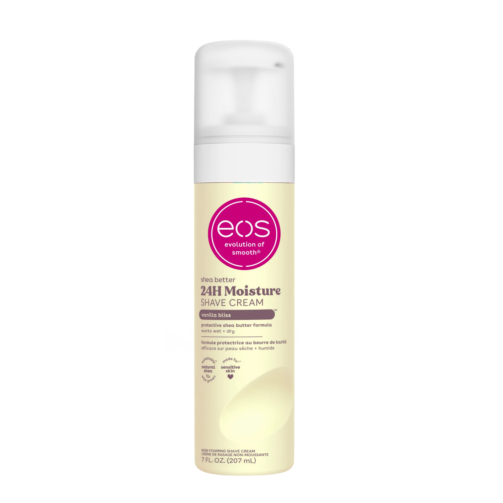 eos, Shave Cream, Shea Better Vanilla Bliss, 207ml