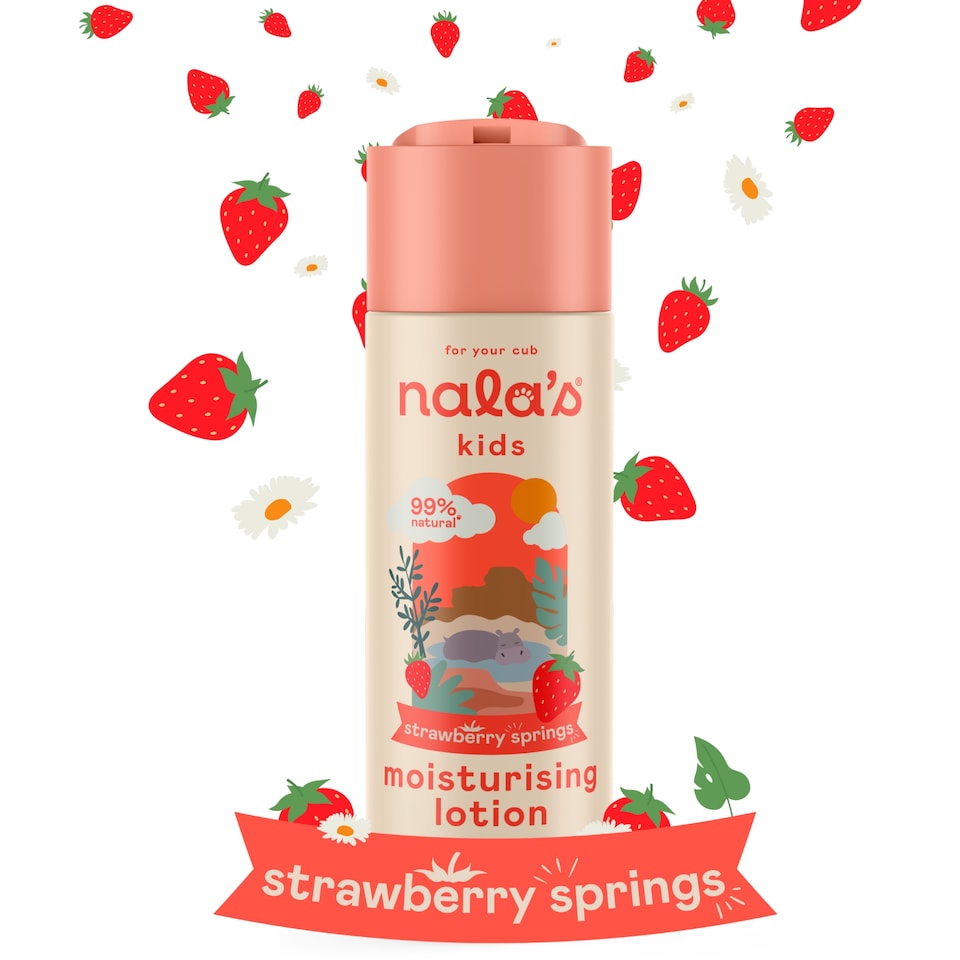 Nala's Kids Body Lotion Strawberry Springs 200ml